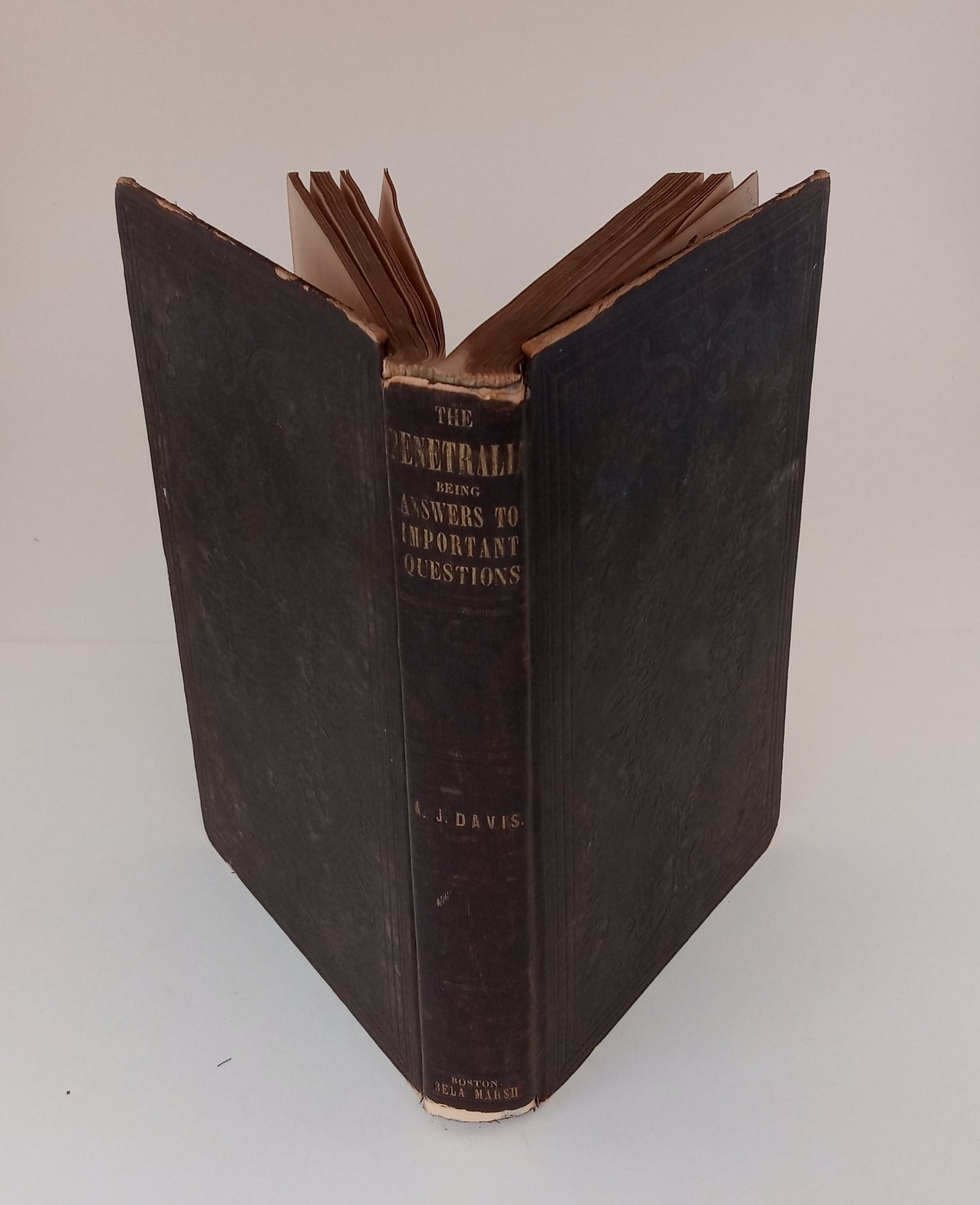 The Penetralia; being Harmonial Answers to Important Questions book cover