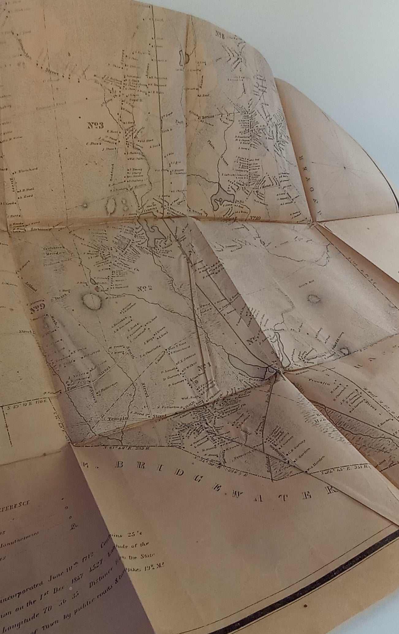 Map of Abington, Mass. (Massachusetts, 1848) book cover