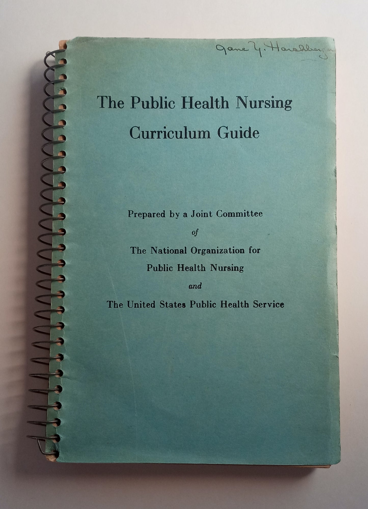 The Public Health Nursing Curriculum Guide book cover