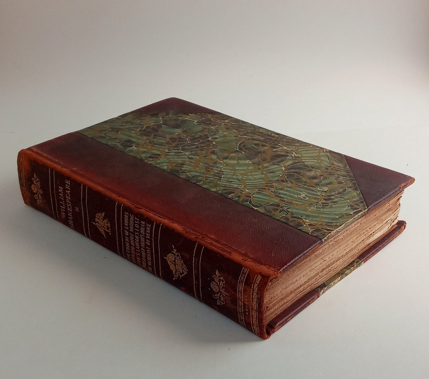 The Complete Works of William Shakespeare in Ten Volumes, Volume II ONLY: The Comedy of Errors, Much Ado About Nothing, Love's Labour's Lost, A Midsummer-Night's Dream, The Merchant of Venice; The Stratford-on-Avon Edition book cover