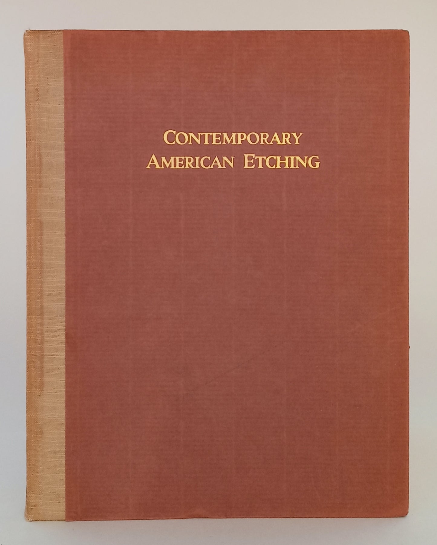 Contemporary American Etching, with introduction by Ralph Flint book cover