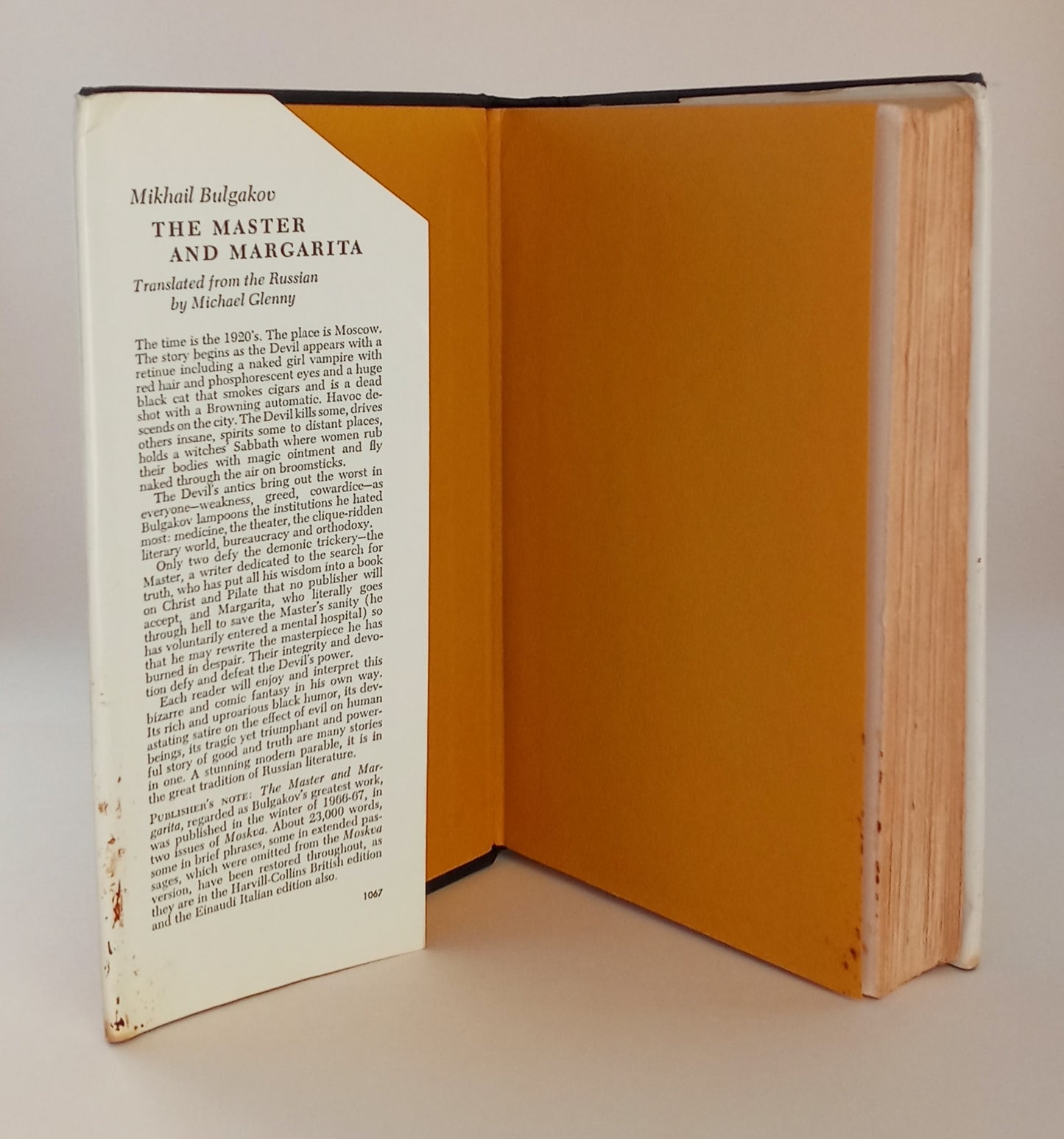 The Master and Margarita book cover