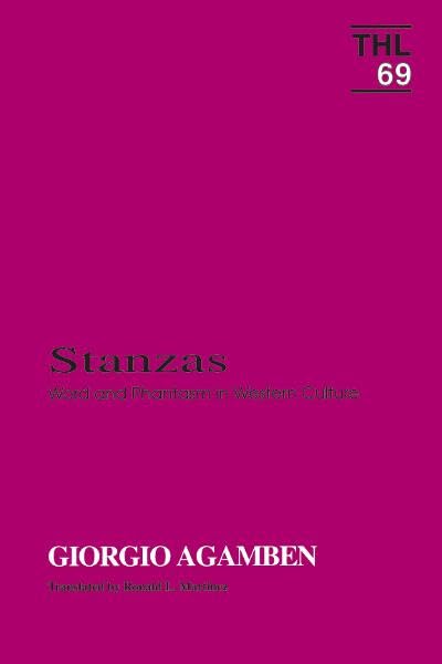 Stanzas: Word and Phantasm in Western Culture Volume 69 book cover