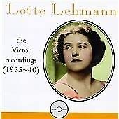 Lotte Lehmann: The Victor Recordings (1935-1940) book cover