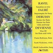 French Music for Flute Viola & Harp book cover