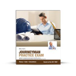 Mike Holt's Journeyman Practice Exam, 2017 NEC book cover