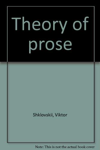 Theory of prose