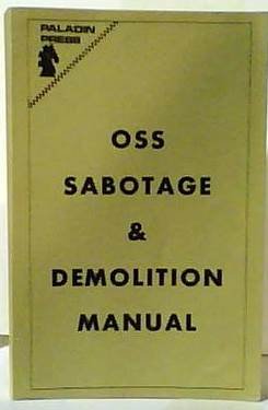 Oss Sabotage and Demolition Manual book cover