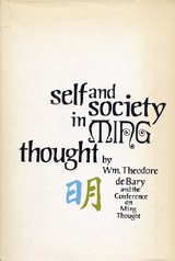 Self and Society in Ming Thought book cover