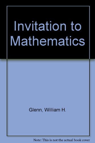 Invitation to Mathematics book cover