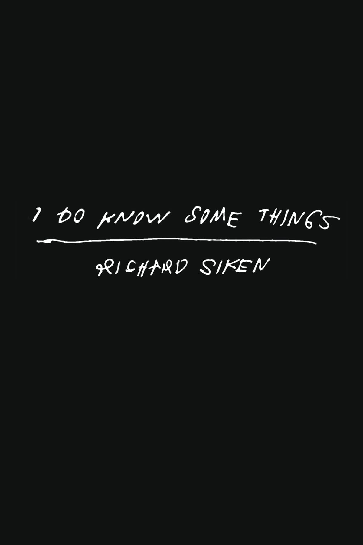 I Do Know Some Things book cover