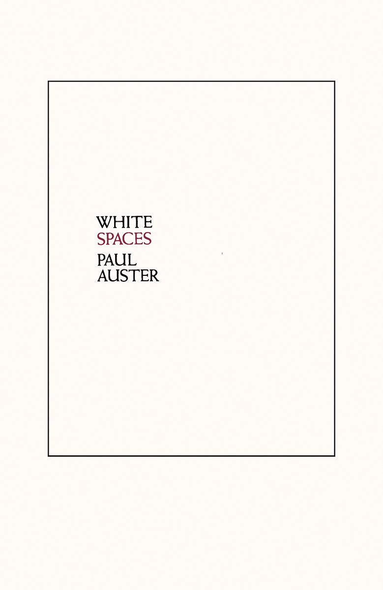 White Spaces: Selected Poems and Early Prose book cover