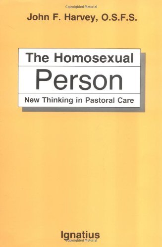 Homosexual Person: New Thinking in Pastoral Care book cover