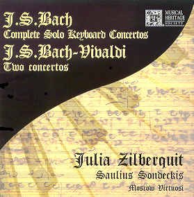 Bach Solo Keyboard Concertos Bwv 1052-1058. Bach - Vivaldi Keyboard Concerti Bwv 593 (Rv 56