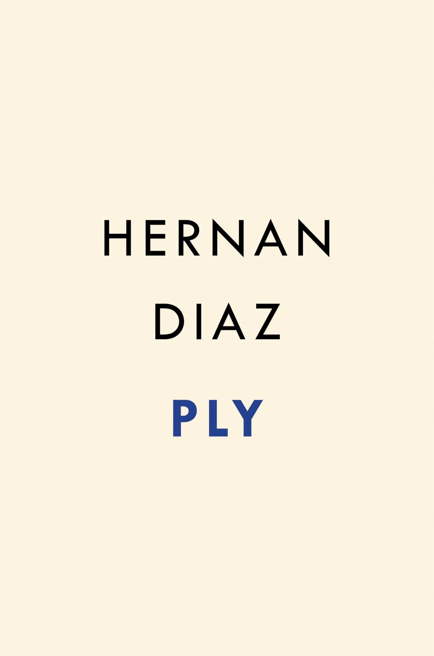 Ply book cover