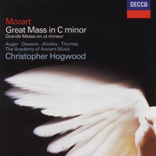 Mozart - Great Mass in C Minor / Augér, Dawson, Ainsley, Thomas, AAM, Hogwood