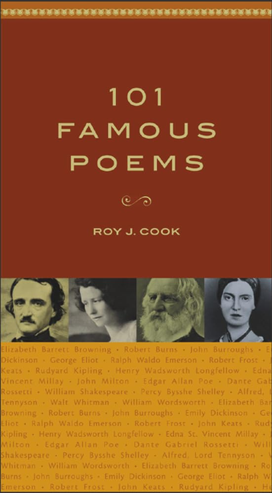101 Famous Poems book cover