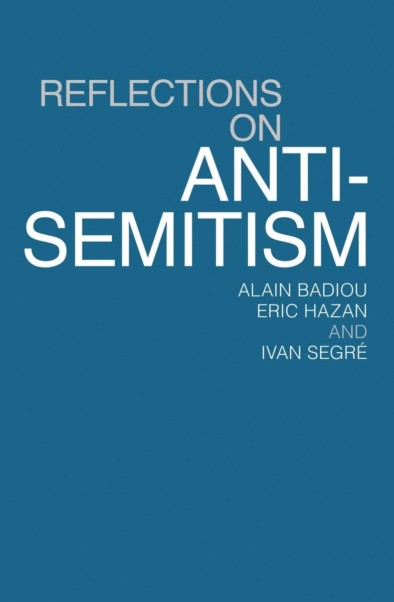 Reflections on Anti-Semitism book cover