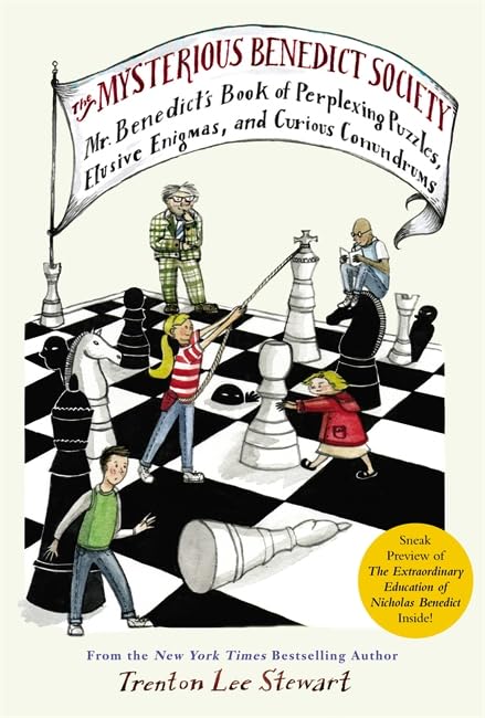 Mysterious Benedict Society: Mr. Benedict's Book of Perplexing Puzzles, Elusive Enigmas, and Curious book cover