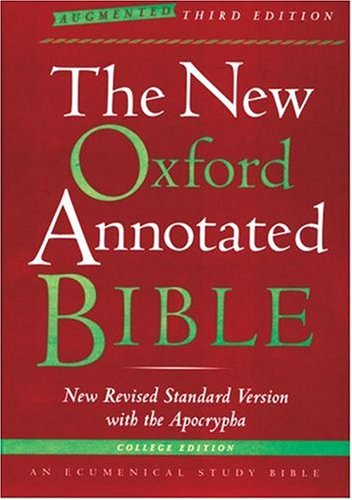 New Oxford Annotated Bible-NRSV-Augmented College