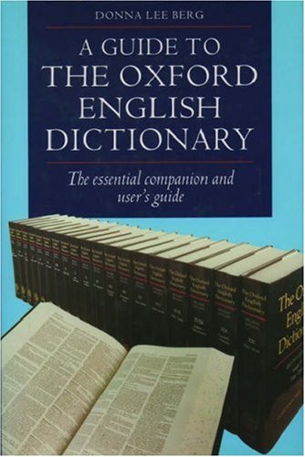 Getting Education in the Oxford English Dictionary