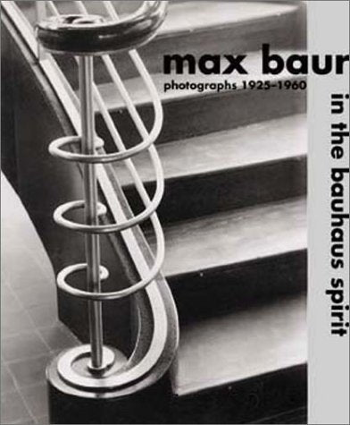 Max Baur: In the Bauhaus Spirit(cl book cover