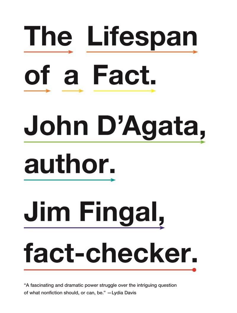 Lifespan of a Fact book cover