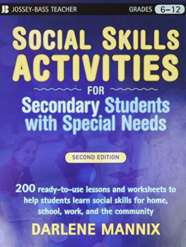Social Skills Activities for Secondary Students with Special Needs, Grades 6-12 book cover
