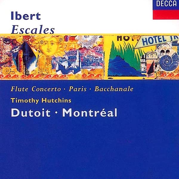 Ibert: Escales / Flute Concerto / Hommage a Mozart book cover