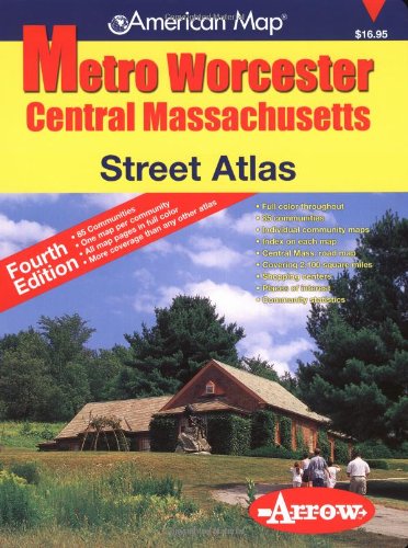 Metro Worcester Central Massachusetts Street Atlas book cover