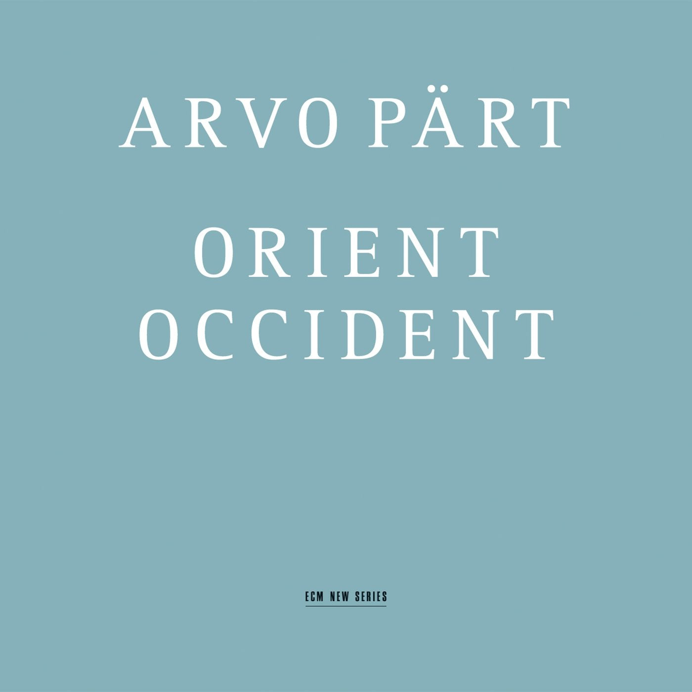 Orient & Occident book cover