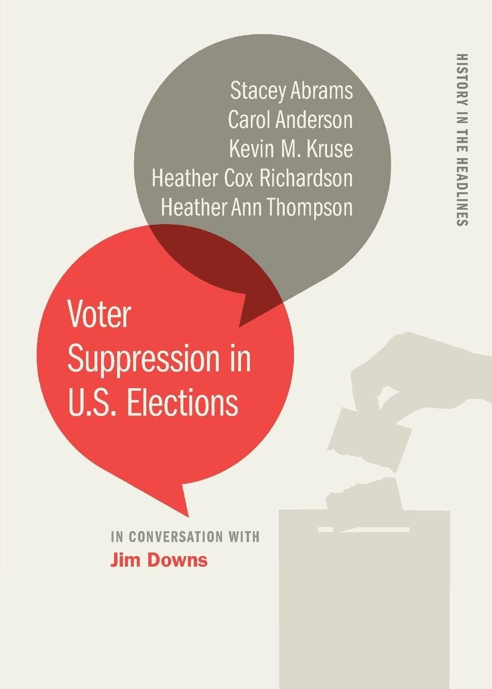 Voter Suppression in U.S. Elections book cover