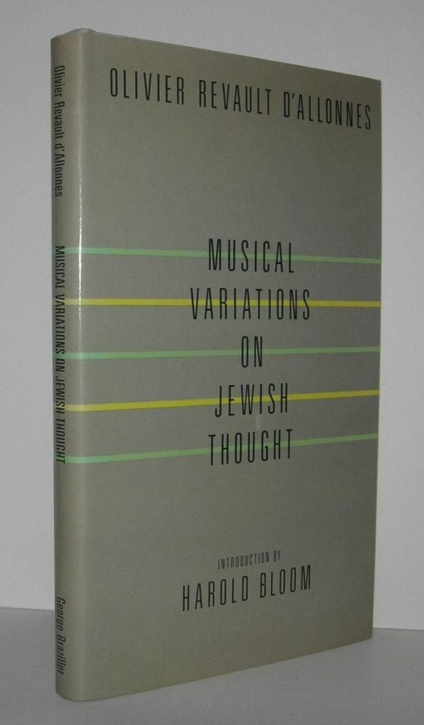 Musical Variations on Jewish Thought book cover