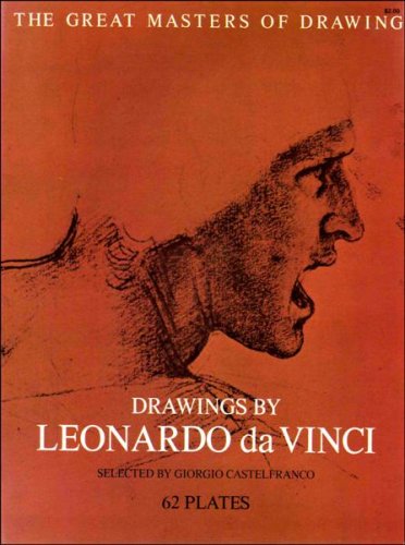 Drawings by Leonardo da Vinci (Great Masters of Drawing) book cover