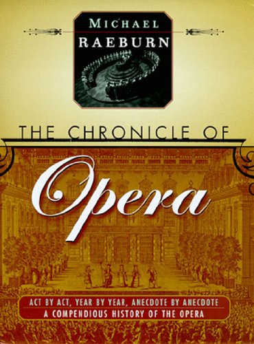 Chronicle of Opera book cover