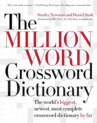 Million Word Crossword Dictionary book cover