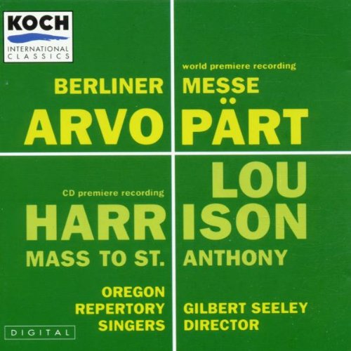 Part: Berliner Messe/Harrison: Mass to St. Anthony book cover