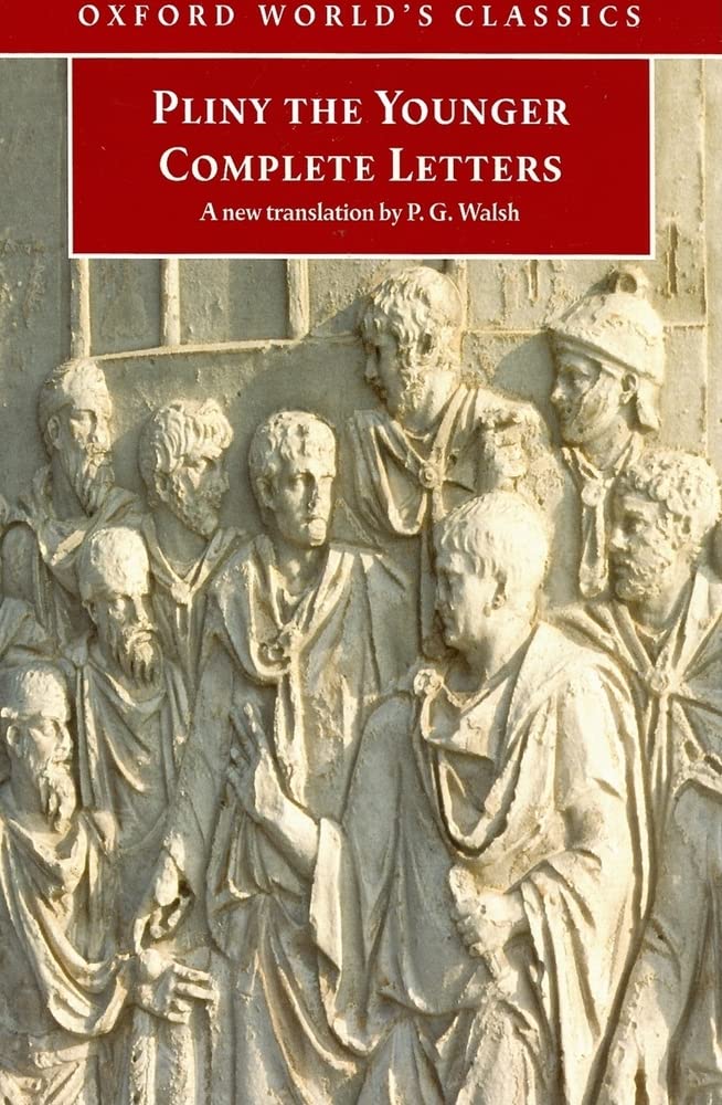 Pliny the Younger Complete Letters book cover