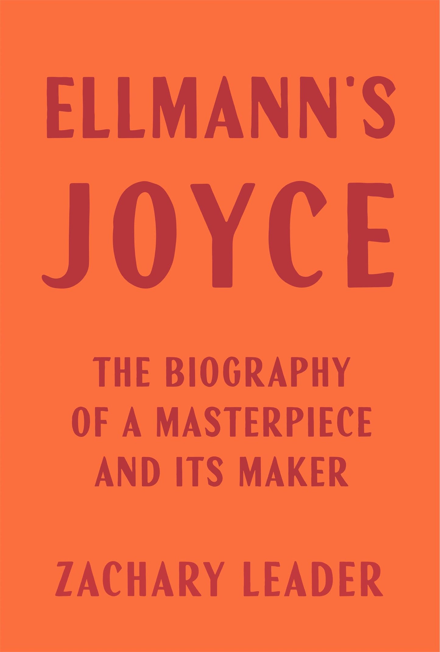 Ellmann's Joyce book cover
