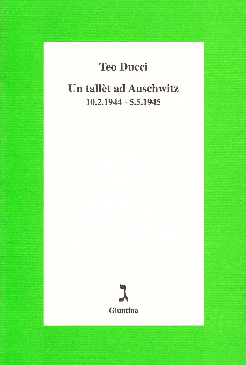 Un tallèt ad Auschwitz: 10.2.1944-5.5.1945 (Italian Edition) book cover
