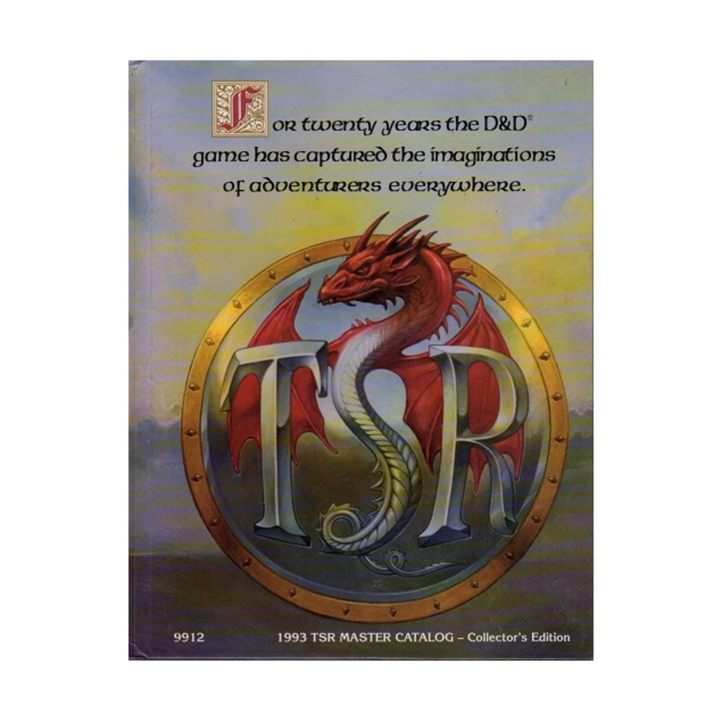 1992 TSR Catalog book cover