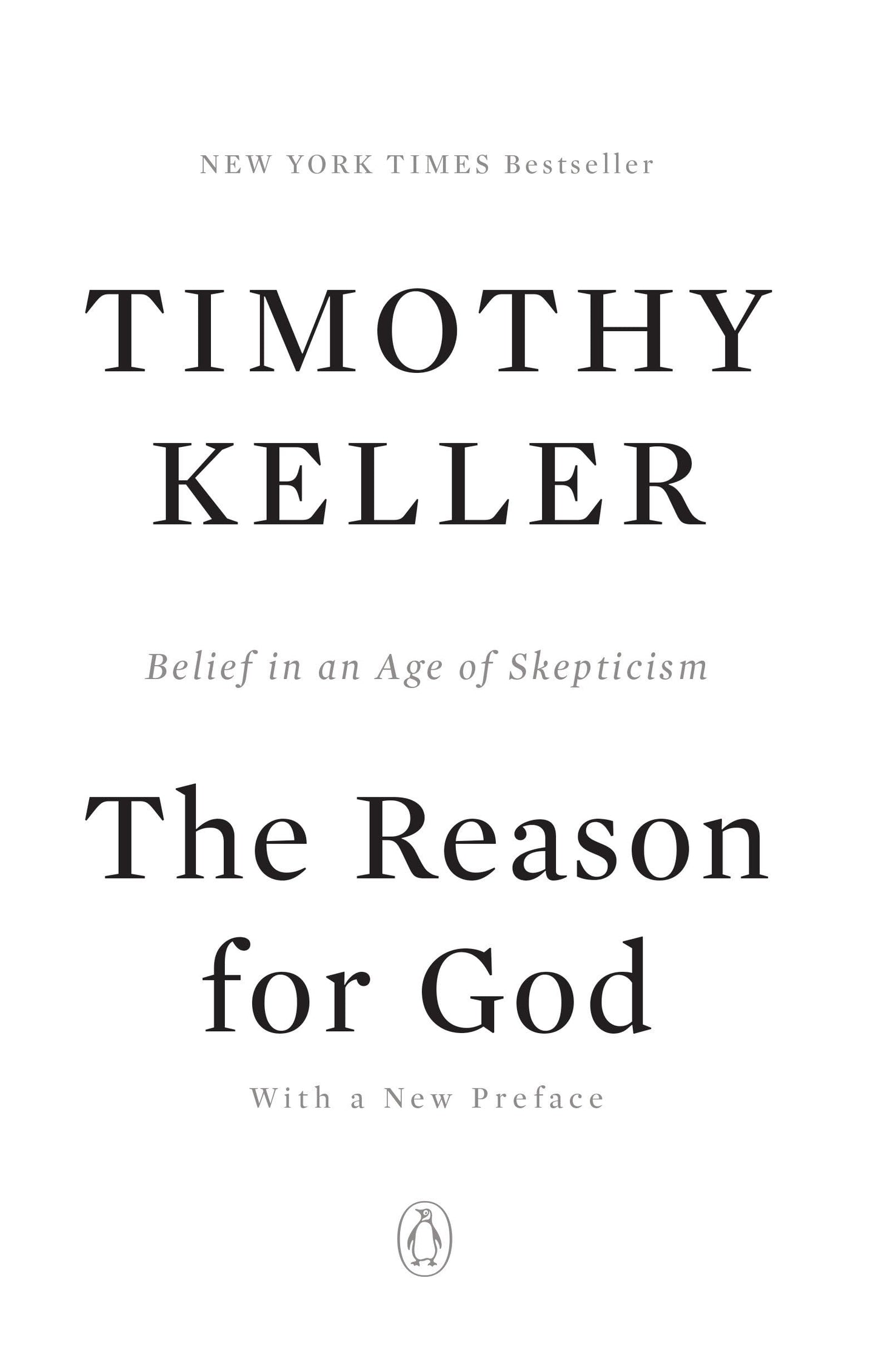 Reason for God: Belief in an Age of Skepticism book cover