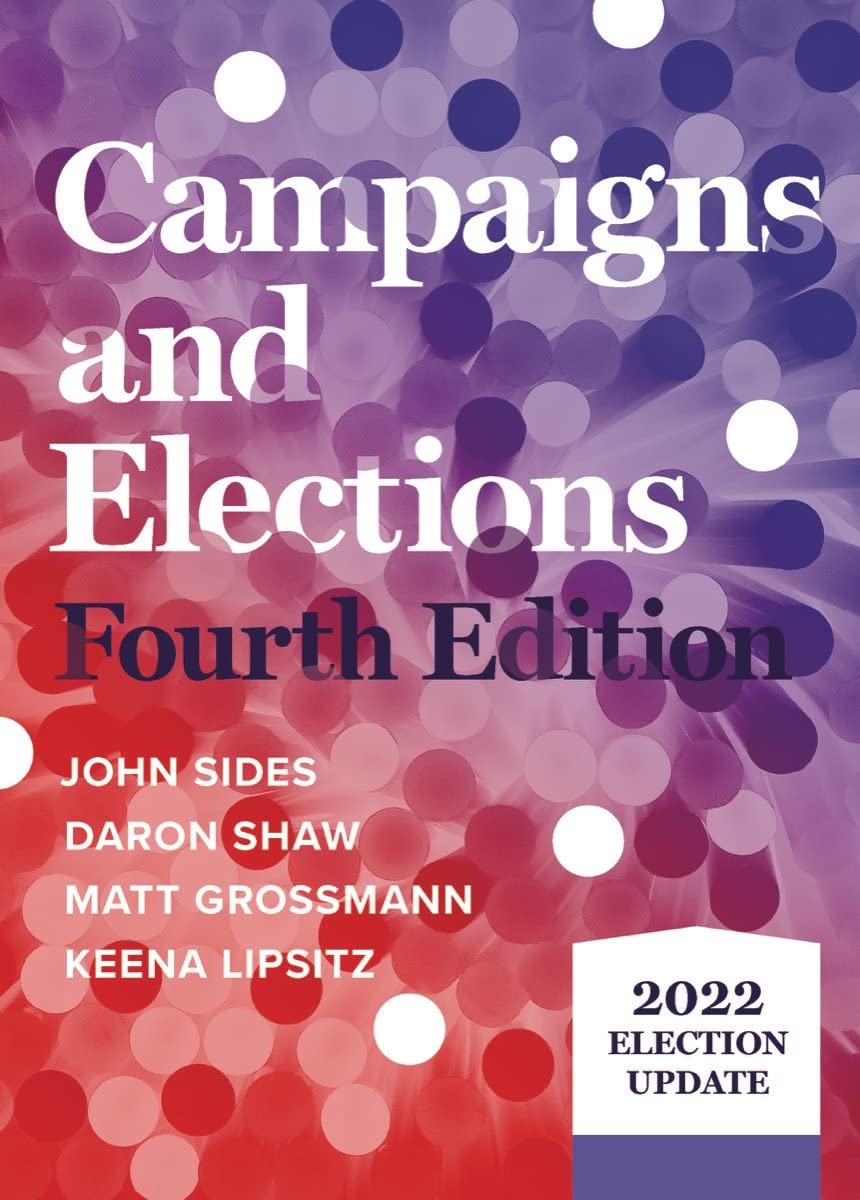 Campaigns and Elections: 2022 Election Update (Fourth Election Update) book cover