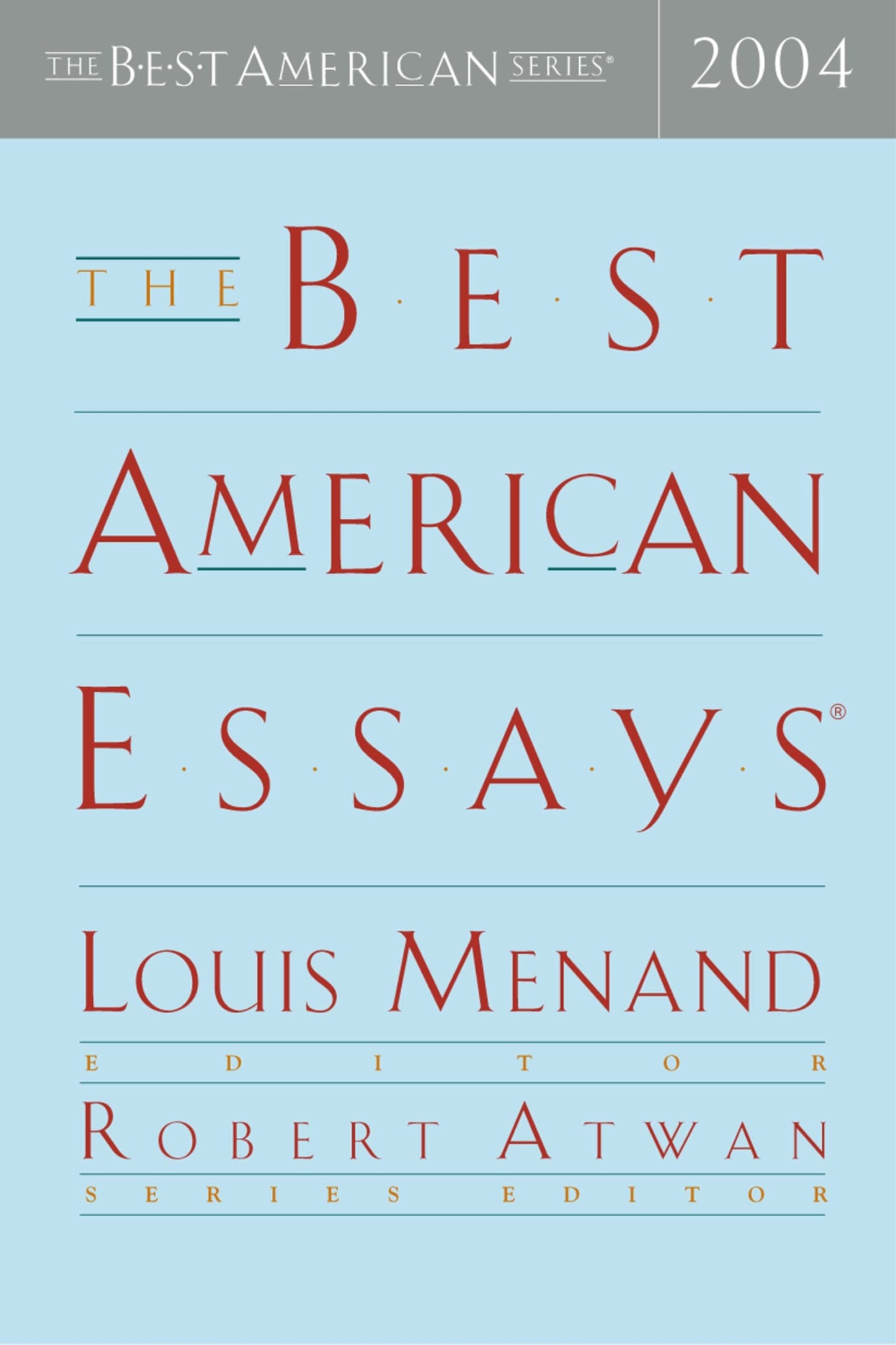 Best American Essays (2004) book cover