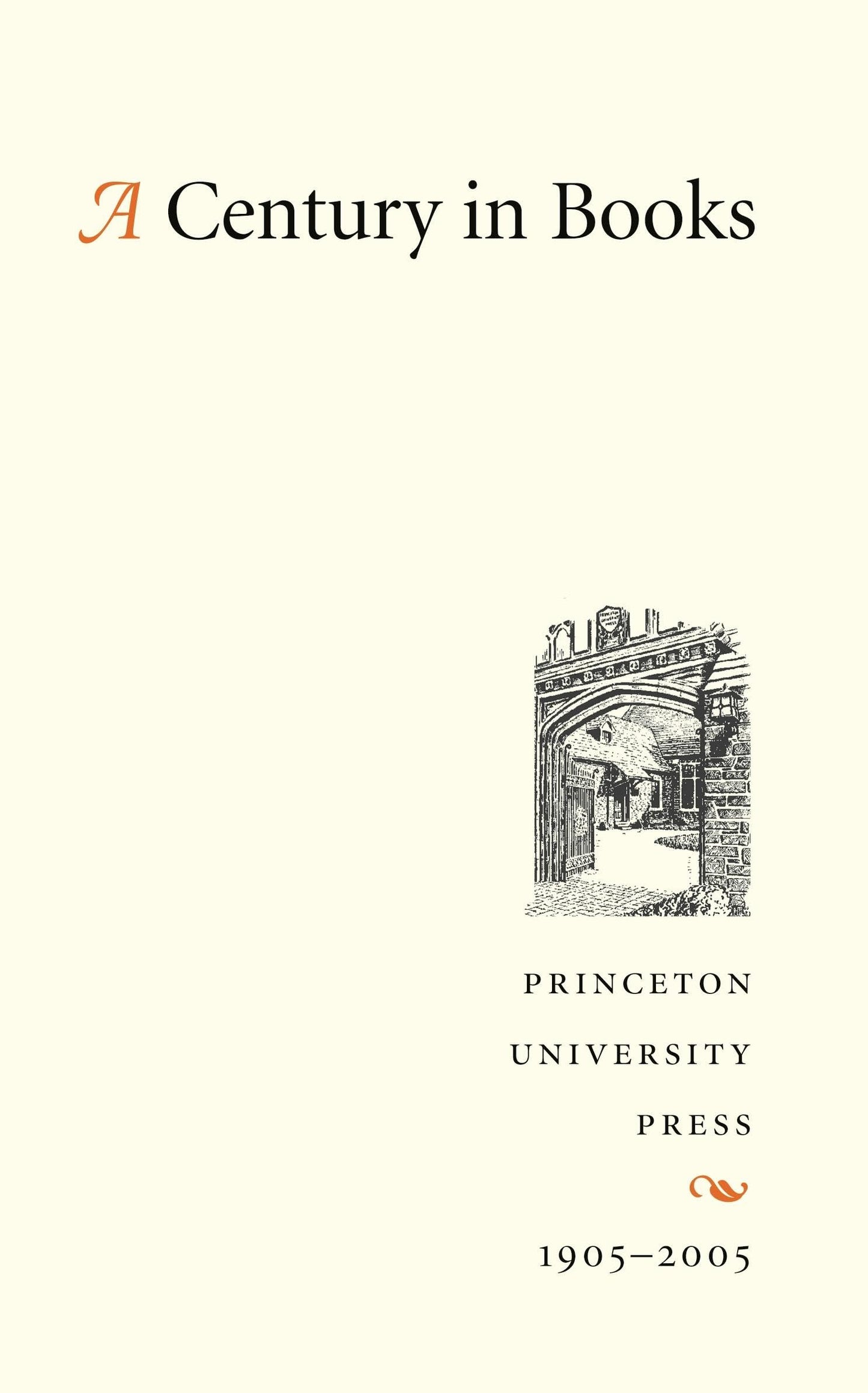 Century in Books: Princeton University Press 1905-2005 book cover