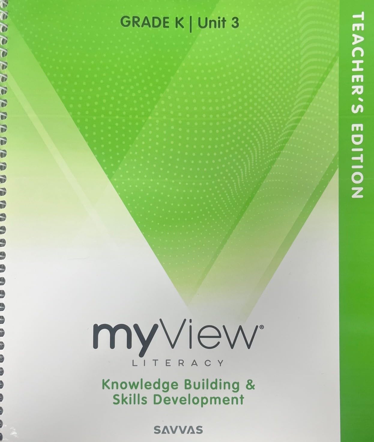 myView Literacy Grade K Unit 3 Teacher's Edition, 2023, 9781428552197 book cover