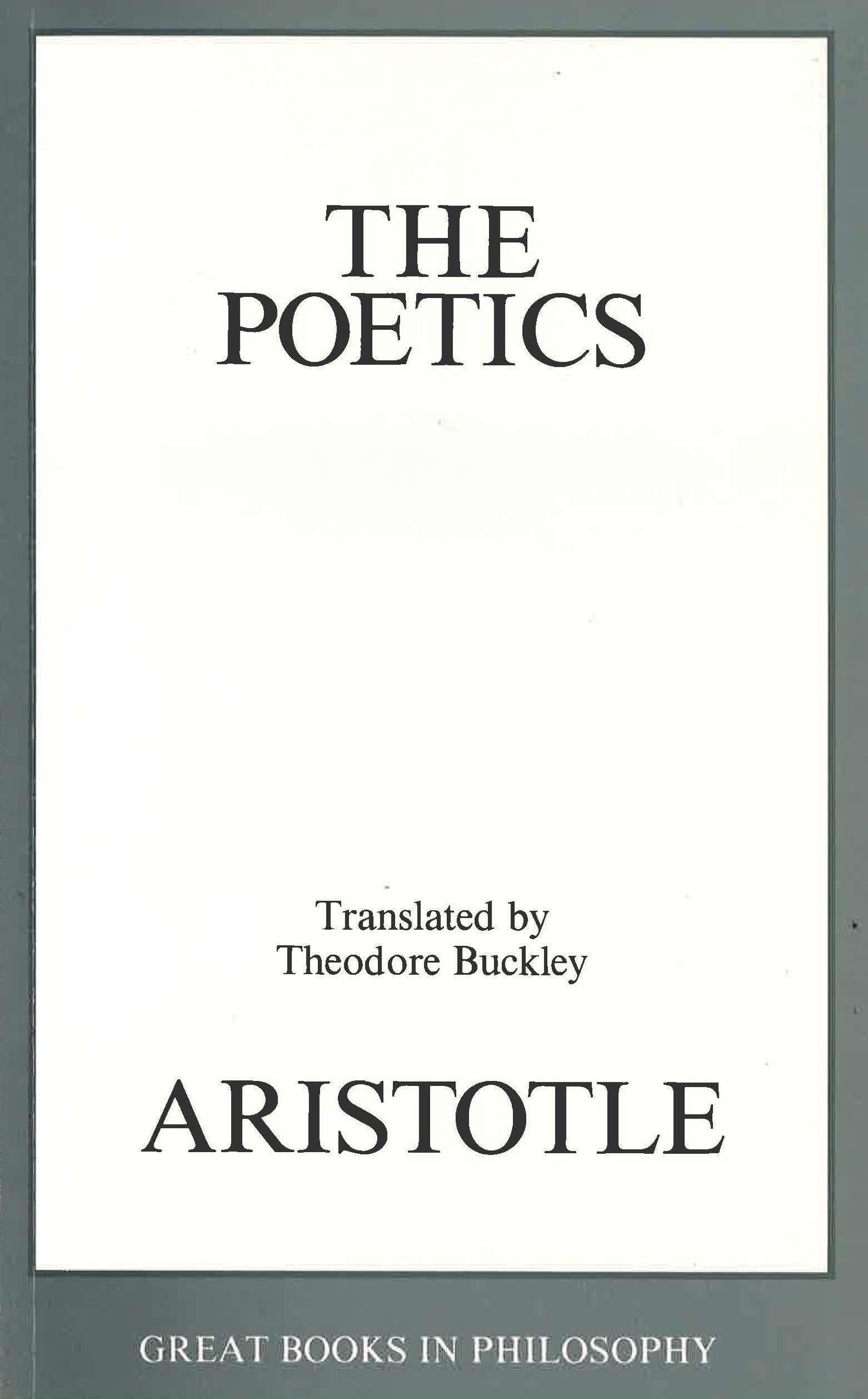Poetics (Revised) book cover