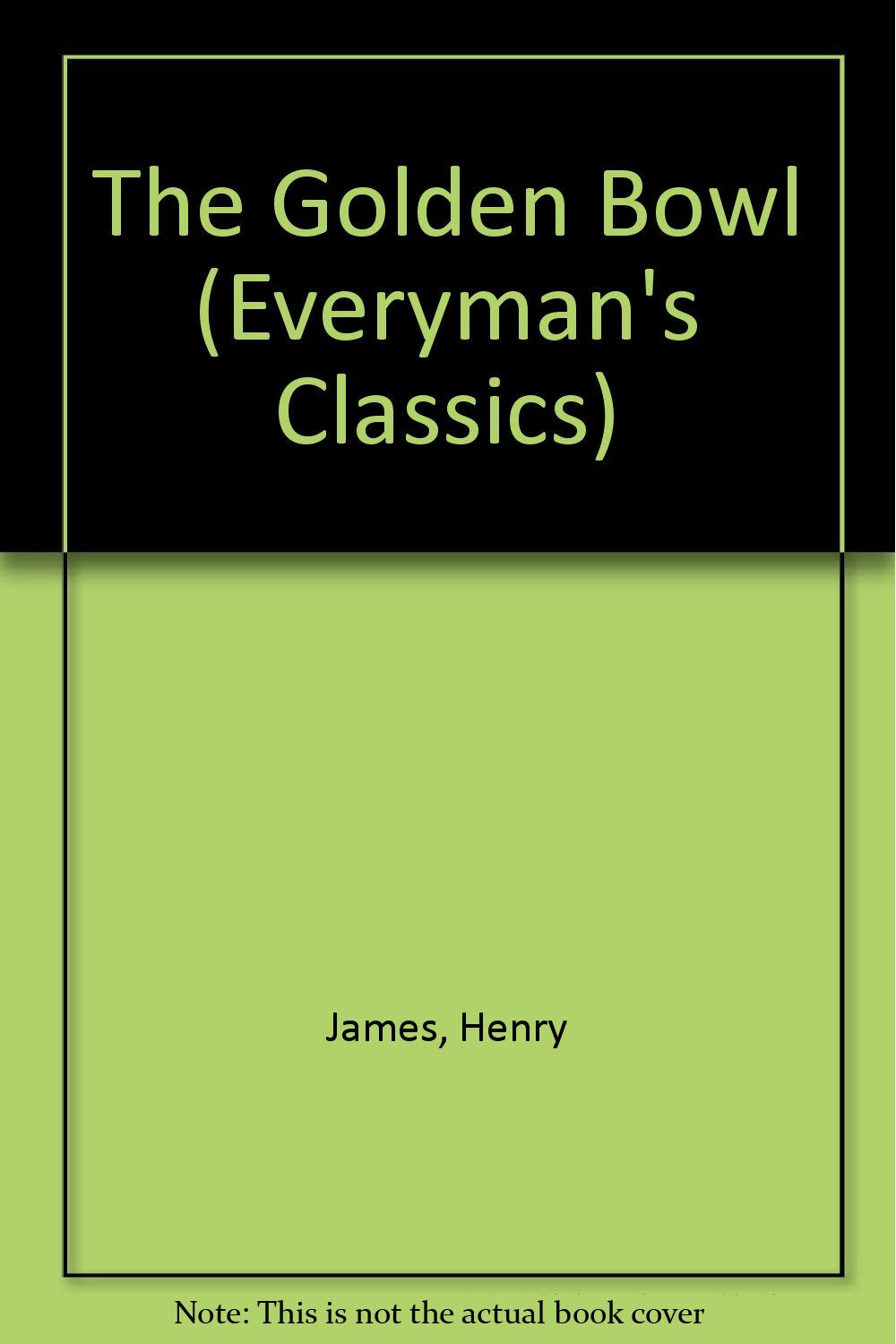 The Golden Bowl book cover