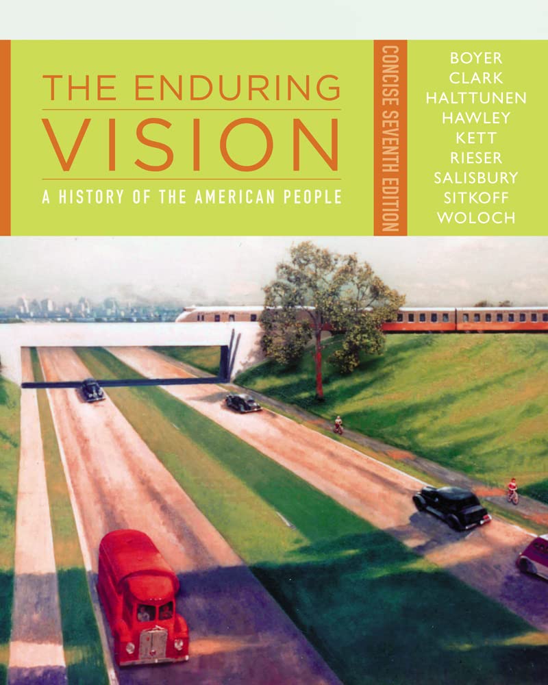Enduring Vision: A History of the American People, Concise book cover
