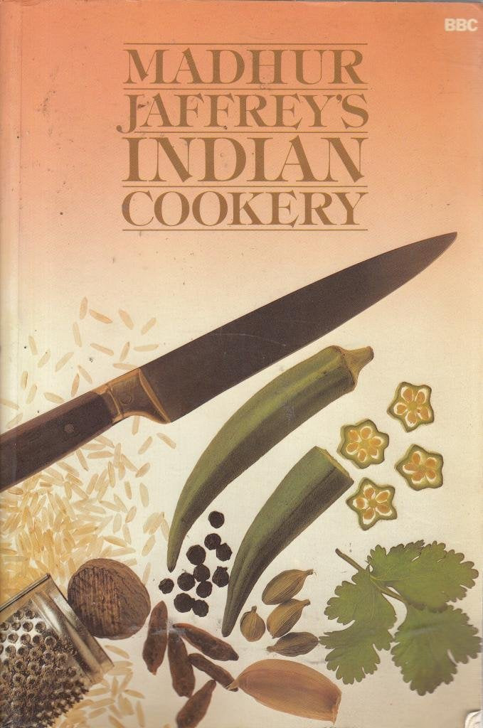 Madhur Jaffrey's Indian Cookery book cover